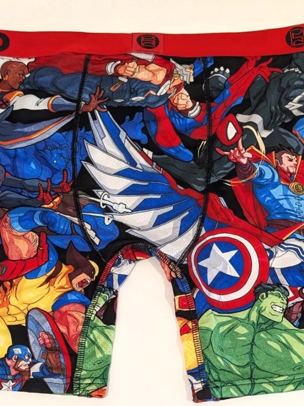 PSD Marvel Squad Avengers Spider-Man Hulk Thor Graphic Boxer Briefs XL NWT